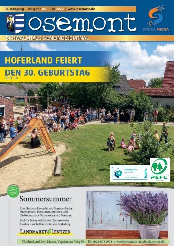 OSE MONT - Schwalmtals Gemeindejournal Juli 2022