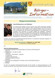 Bürgerinfo - Gemeinde Goldegg