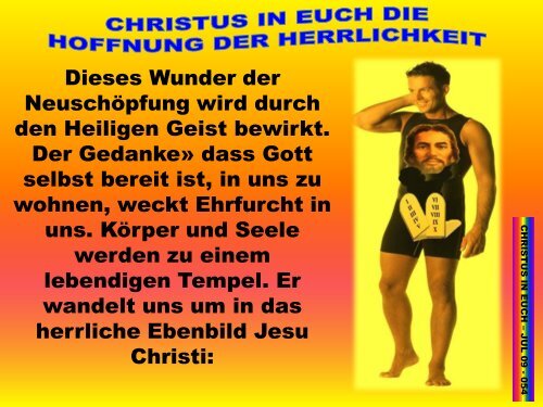 Christus in euch - JUL 09