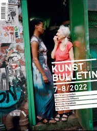 Kunstbulletin Juli/August 2022