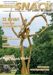 Holsteiner KlöönSNACK - Ausgabe Rendsburg / Mittelholstein - Juli 2022