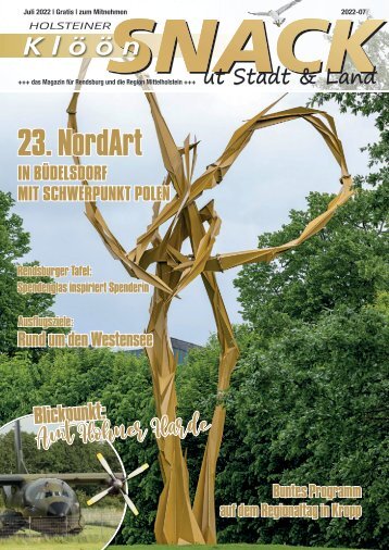 Holsteiner KlöönSNACK - Ausgabe Rendsburg / Mittelholstein - Juli 2022