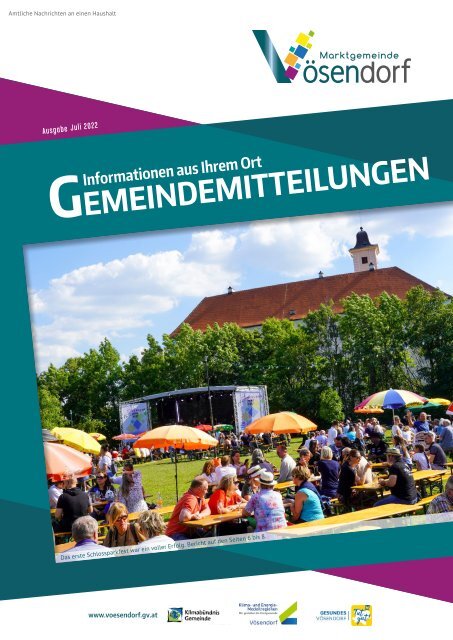 Gemeindemitteilungen Juli 2022