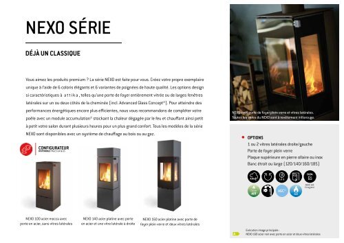 Attika Catalogue : Poêles à bois & gaz 2022