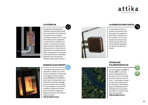 Attika Catalogue : Poêles à bois & gaz 2022
