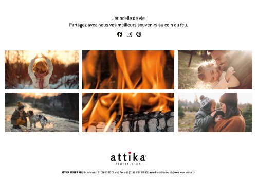 Attika Catalogue : Poêles à bois & gaz 2022