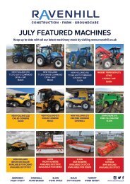 Ravenhill Monthly Featured Machines A4 JULY 2022