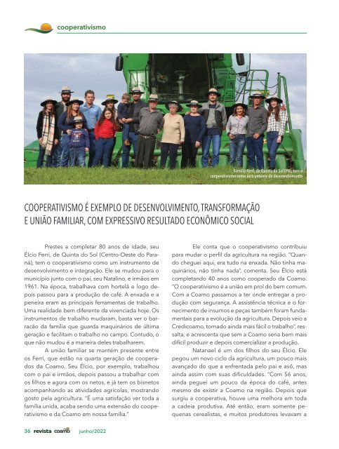 Revista Coamo edição Junho de 2022