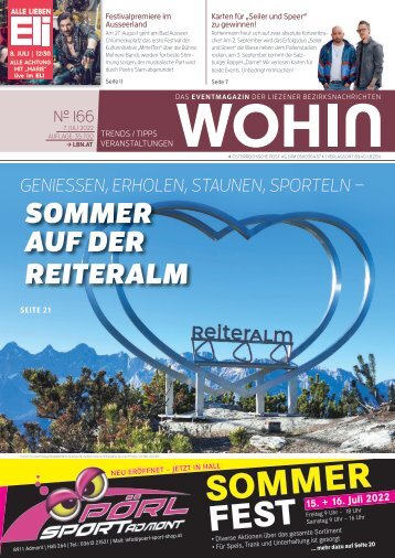 WOHIN Nr. 166 I Juli 2022