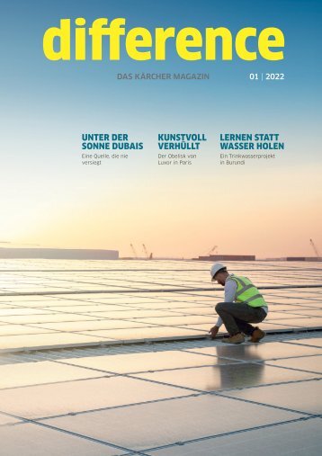 difference 01/2022 – Das Kärcher Magazin
