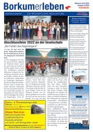 06.07.2022 / Borkumerleben - Die wöchentlichen Inselzeitung