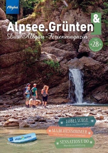 Alpsee Grünten & - Das Allgäu Ferienmagazin "Ausgabe 28"