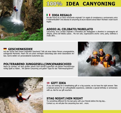 100% pure canyoninG - Canyon Adventures