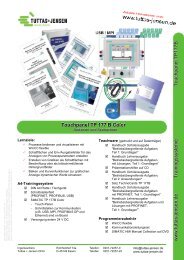 Touchpanel TP 177 B Color - Tuttas + Jensen