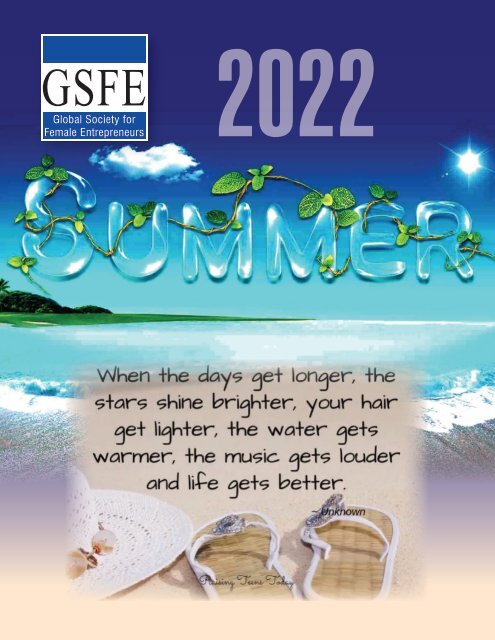 GSFE Newsletter-SUMMER 2022