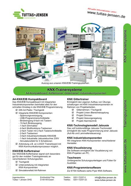 KNX-Trainersysteme - Tuttas Jensen