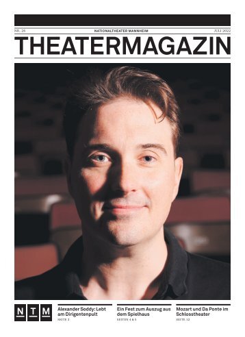 Theatermagazin - Nationaltheater Mannheim Juli 2022