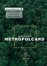 MetropolCard e-Dergi 9.sayı