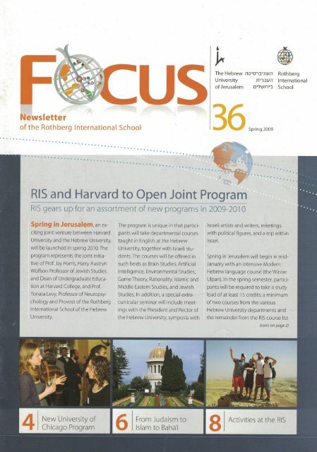 Focus 36- Spring 2009