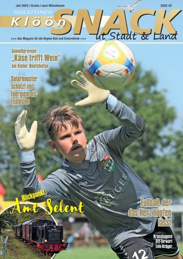 Holsteiner KlöönSNACK - Ausgabe Kiel / Eckernförde - Juli 2022 