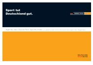 Agenda Sport tut Deutschland gut (PDF, 104 KB - Einfach teilhaben