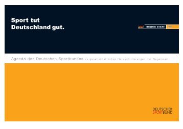 Agenda Sport tut Deutschland gut (PDF, 104 KB - Einfach teilhaben