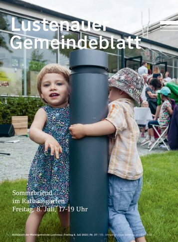 Lustenauer Gemeindeblatt Nr. 27 | Freitag, 8. Juli 2022