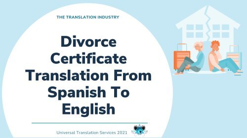 Divorce Certificate Translation from Spanish To English