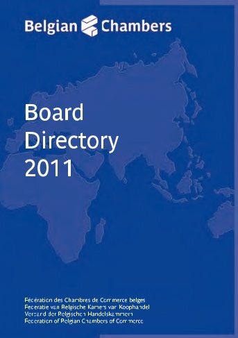 Board Directory 2011 - Belgische Kamers van Koophandel