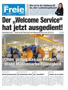 Der „Welcome Service“ hat jetzt ausgedient!
