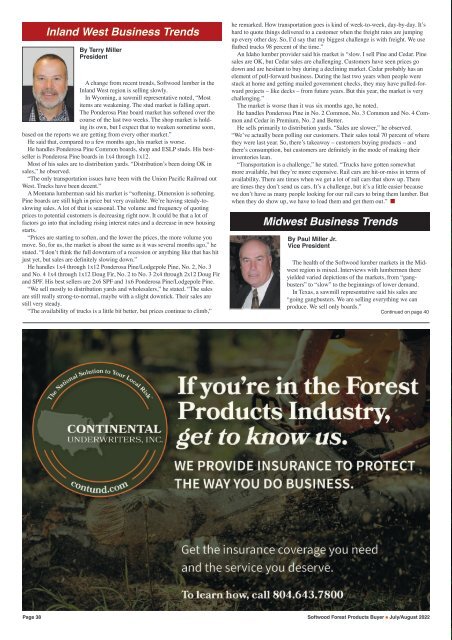 The Softwood Forest Products Buyer - July/August 2022