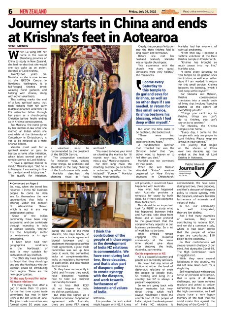 The Indian Weekender, Friday 8 July 2022