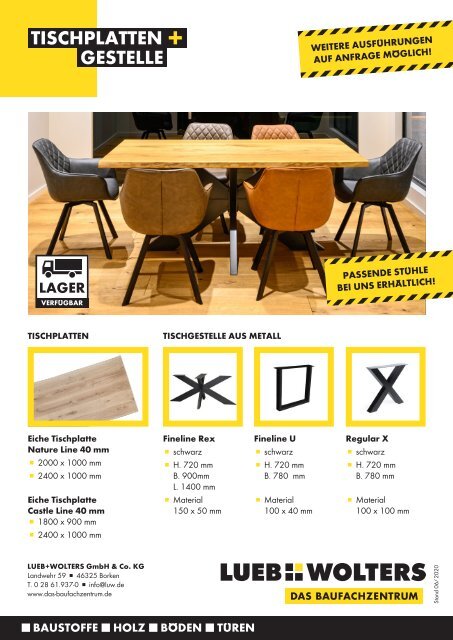 LUEB+WOLTERS | Leimholzplatten