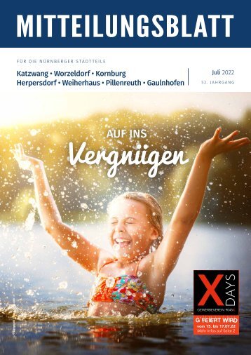 Mitteilungsblatt Nürnberg-Katzwang/Worzeldorf/Kornburg/Herpersdorf - Juli
