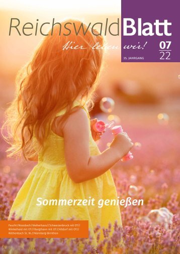 Reichswaldblatt - Juli 2022