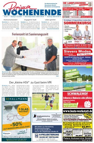 Prima Wochenende 27 2022