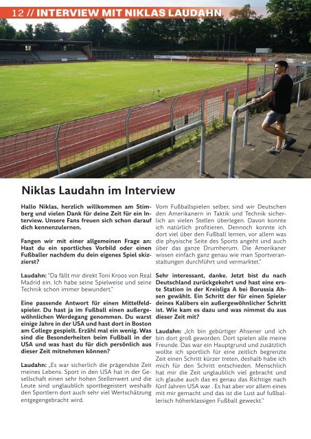 Stimberg-Echo Sonderausgabe 05/2022 zum Stimberg-Cup