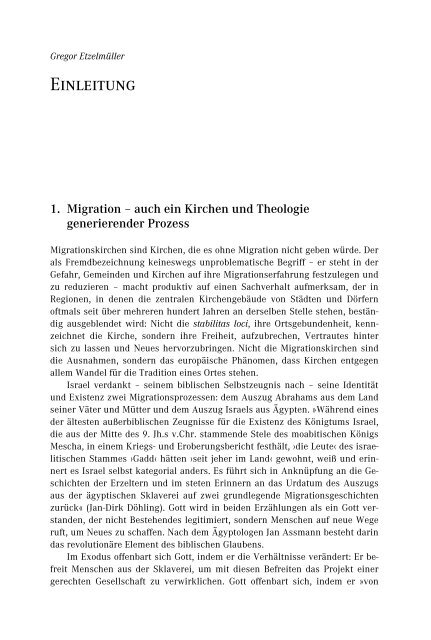 Gregor Etzelmüller | Claudia Rammelt (Hrsg.): Migrationskirchen (Leseprobe)
