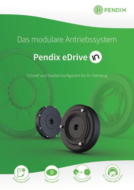 Das modulare Antriebssystem - Pendix eDrive IN