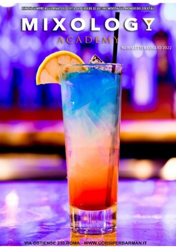 Newsletter Luglio/Agosto - MIXOLOGY Academy 