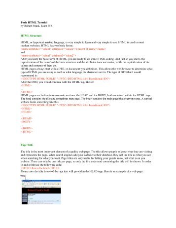 Basic HTML Tutorial.pdf - Team 358