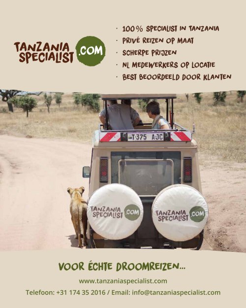 OOG VOOR AFRIKA Vakantieboek