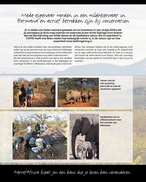 OOG VOOR AFRIKA Vakantieboek