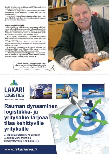 Kuljetus & Logistiikka 2 / 2013