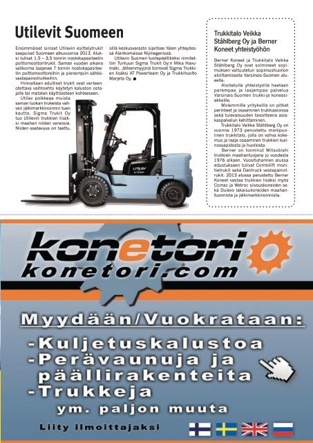 Kuljetus & Logistiikka 1 / 2013