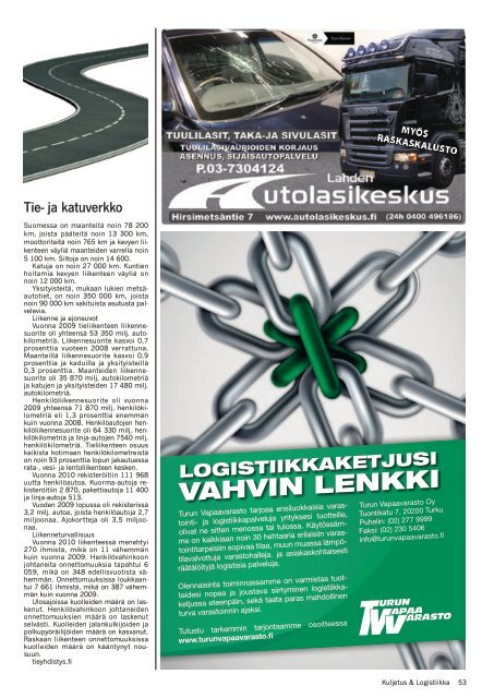 Kuljetus & Logistiikka 1 / 2011