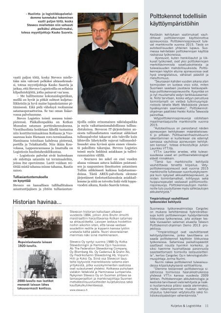 Kuljetus & Logistiikka 5 / 2010