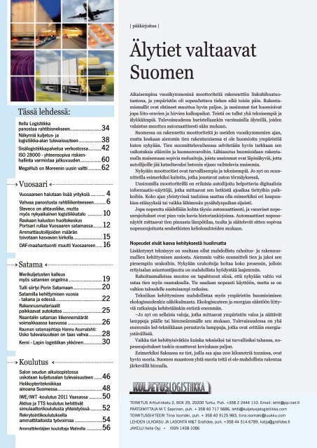 Kuljetus & Logistiikka 5 / 2010