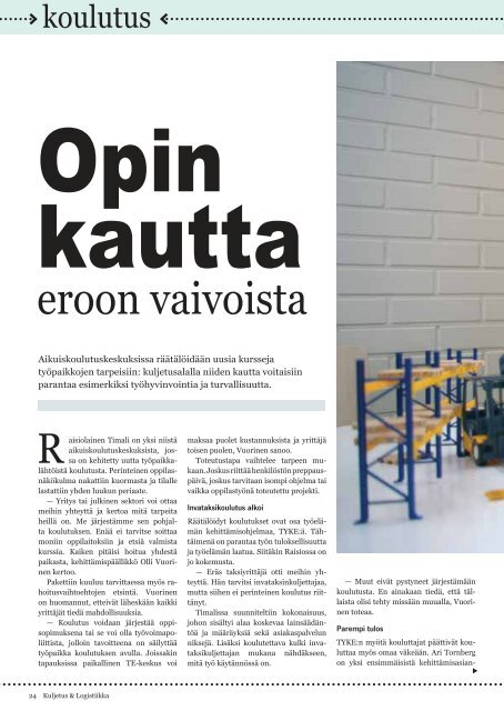 Kuljetus & Logistiikka 1 / 2010