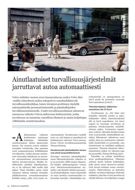 Kuljetus & Logistiikka 1 / 2010